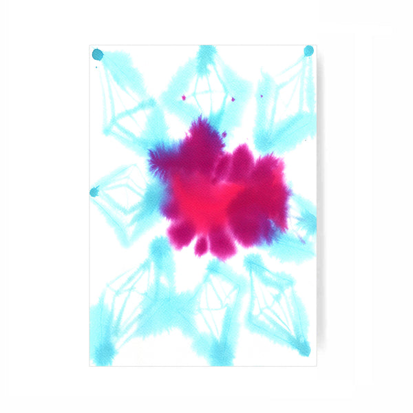 "FLOWER OF LIFE AND THE CRYSTALLINE GRID " Digital Print