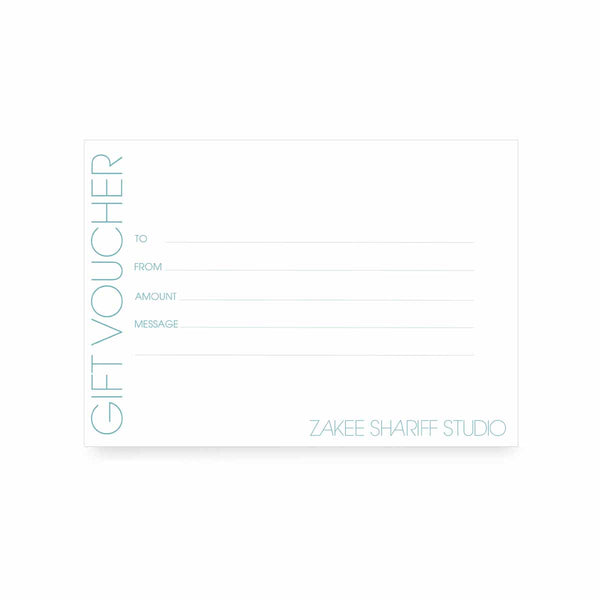 Gift Voucher – With Love Zakee Shariff