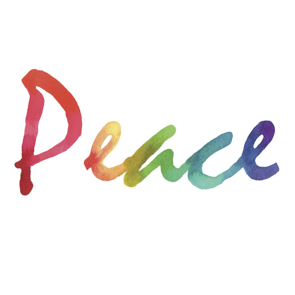 "Peace Water White" Digital Print