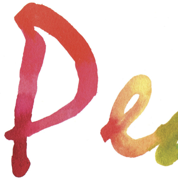 "Peace Water White" Digital Print